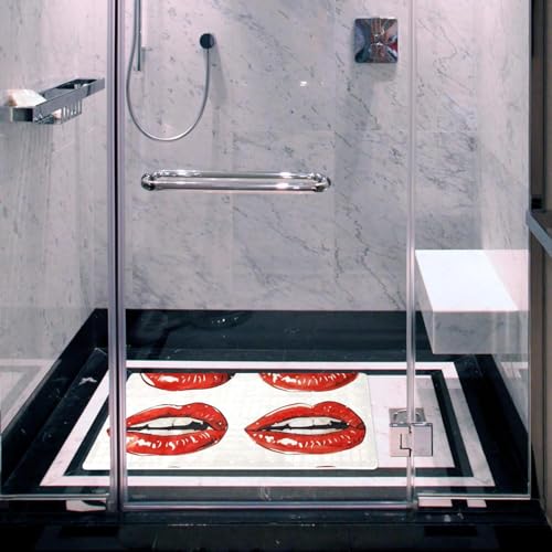Tapis de bain antidérapant relief 3D chic pour baignoire - 7