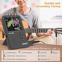 Accordeur métronome électronique pour tous instruments comme guitare, violon, piano, basse, ukulélé, saxophone et… - Les Beatles, Paul McCartney, John Lennon, RIngo Starr, George Harrison Accordeur métronome électronique pour tous instruments comme guitare, violon, piano, basse, ukulélé, saxophone et… – Image 3
