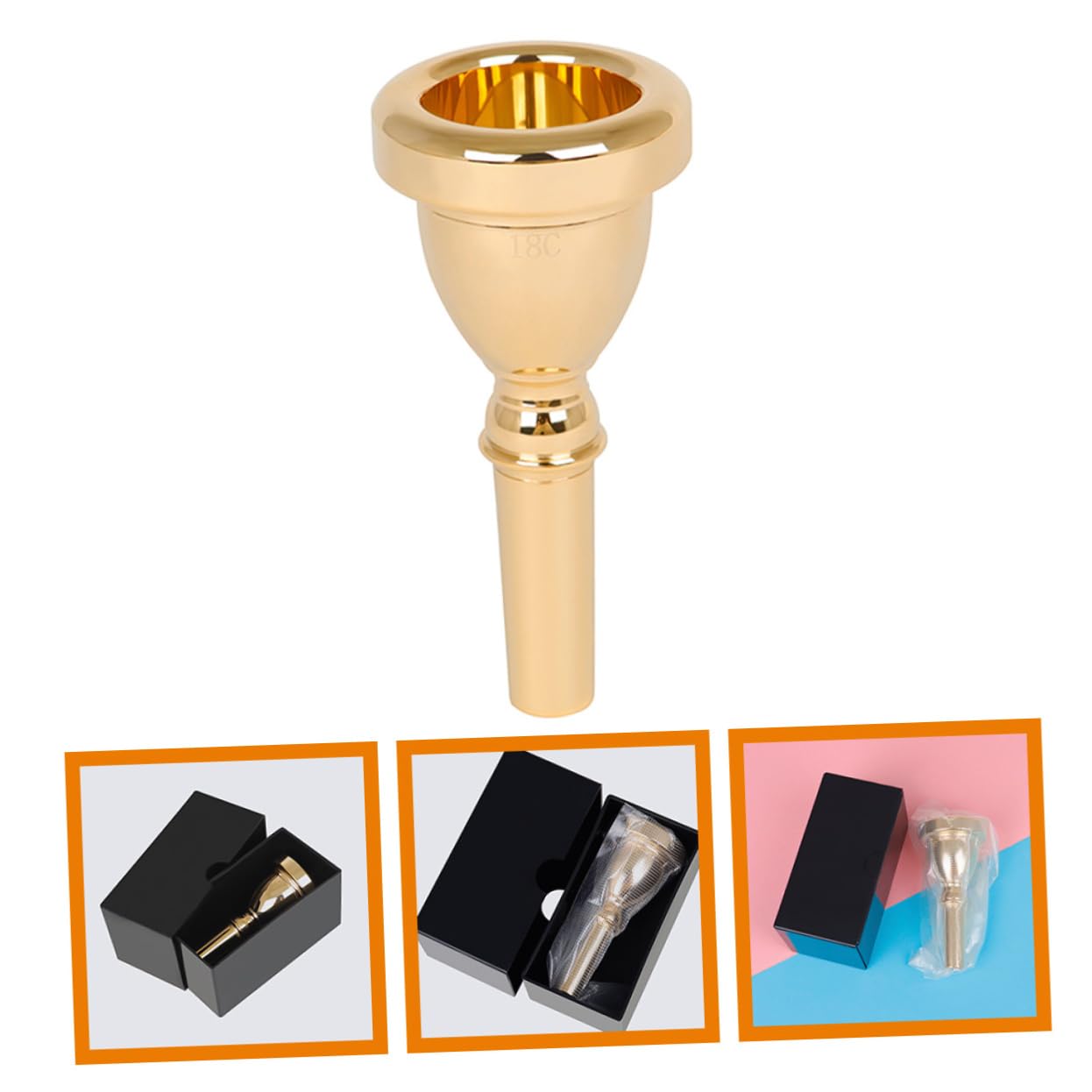 Messing Tuba Mundstück für Anfänger und Profis 14-mm