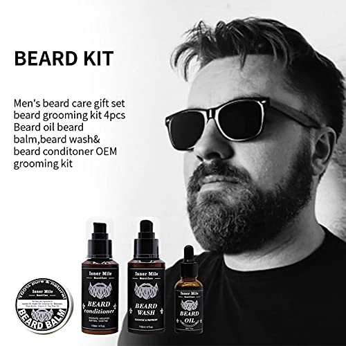 Kit de crescimento de barba | Presente do Dia dos Pais - /Conjunto Kit de cuidados para barba para h