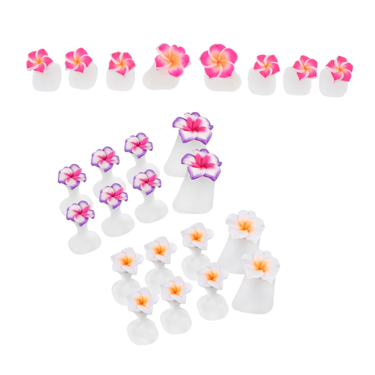 Vaguelly Silicone Toe Separators Set 24pcs Toe Dividers for Pedicures Manicure Accessories
