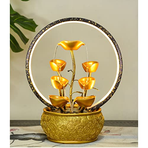 Fuente de cascada interior decorativa para regalar bienestar y suerte 6