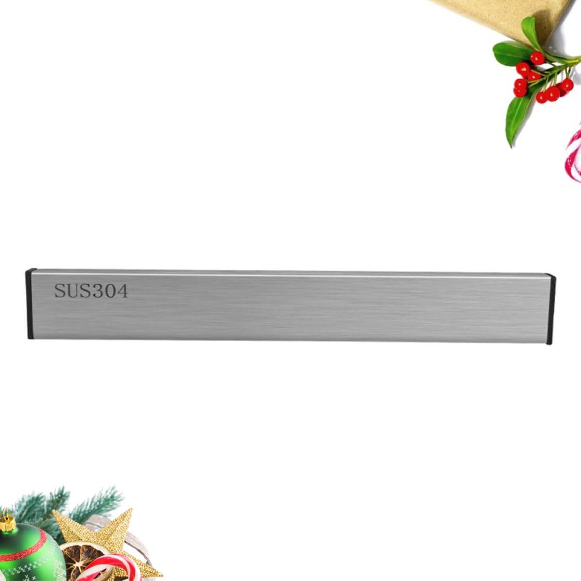 CANIGHT Magnetische Messerhalterung ohne Bohren für Stilvolle Küchenorganisation 50cm aus Edelstahl und Platzsparende Aufbewahrung von Schneidebrettern und Besteck