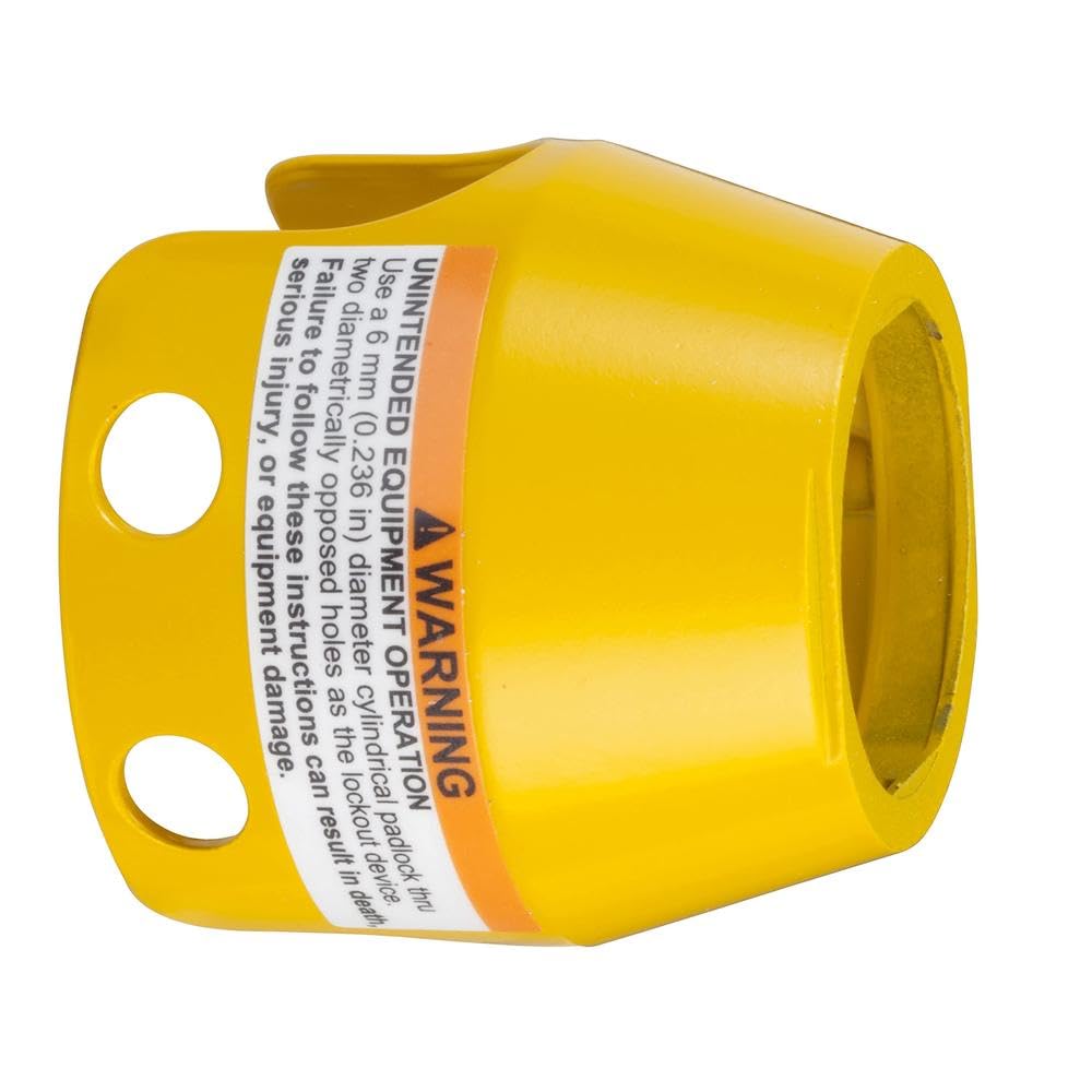 Schneider Electric - Harmony - garde métallique jaune pour arrêt d'urgence Ø40 - ZBZ1605