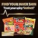 Nongshim Shin Ramyun Noodles, Spicy Korean Signature Instant Ramyun, Rich Beef Flavored Broth, Microwaveable, Korean Instant Noodles, 4.23 oz (Pack of 20), Packaging May Vary.