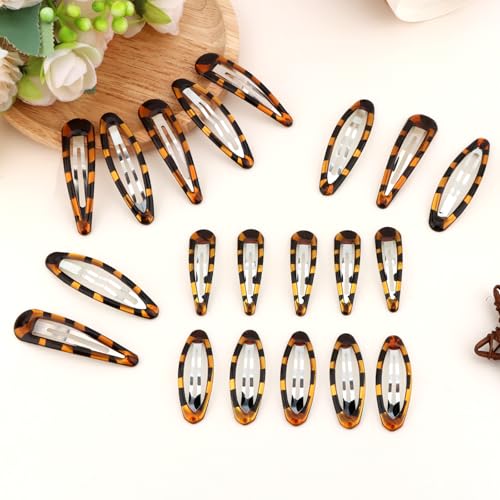 Pinzas para cabello estilo carey 20 piezas AMCAMI miniatura 7
