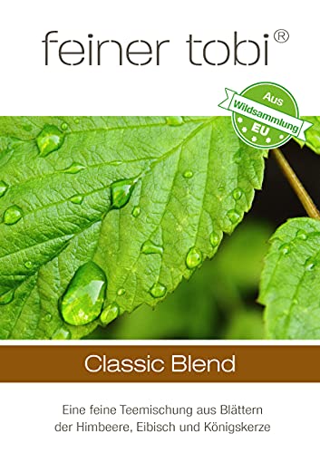 feiner tobi Classic Blend | 50g Kräuterteemischung aus Königskerzen-, Eibisch- und Himbeerblättern
