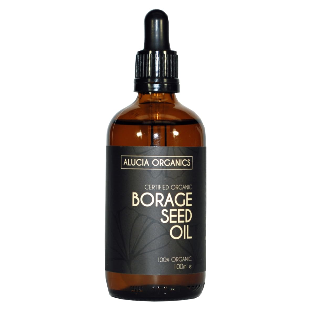Certified Organic Borage Seed Oil 100ml - Pure, Natural, Cold Pressed, Certified Organic, Vegan, Cruelty Free, for Skin, Face, Body, Hair, Massage
