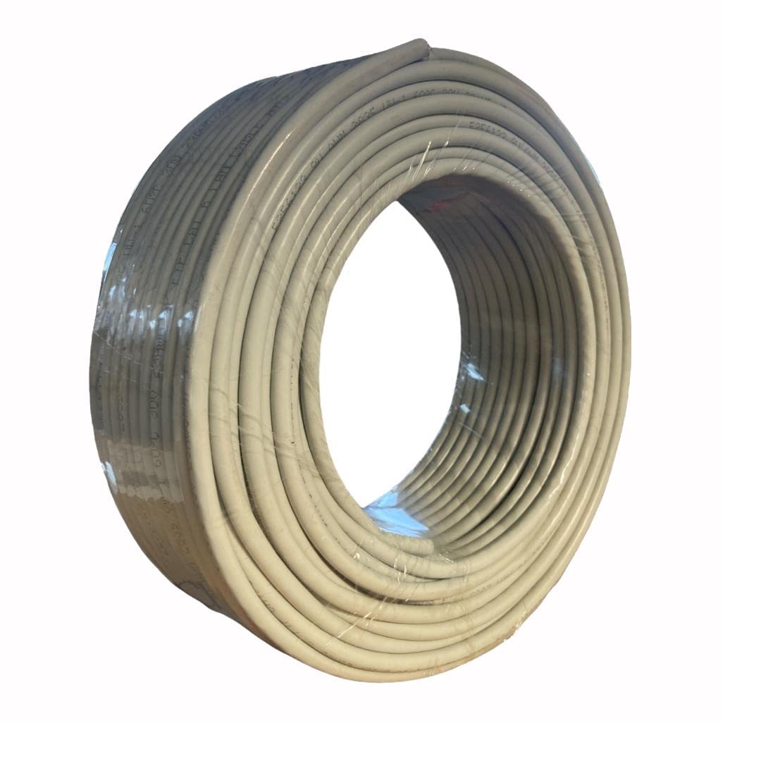 Dsit CAT6 Netzwerkkabel, U/UTP, 0.50 meter, Grau, 100% Kupfer (CAT6, 0