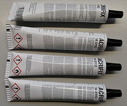 Colle pour Plexiglas Acrifix 192 1R0192 à polymérisation UV transparente lot de 4 100g