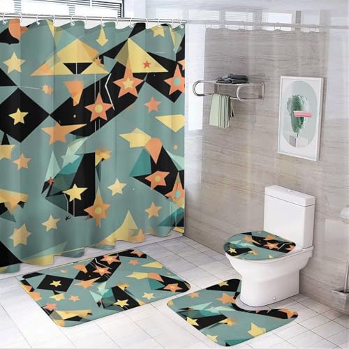 Ensemble de bain imperméable pour sécuriser le sol de la douche familiale