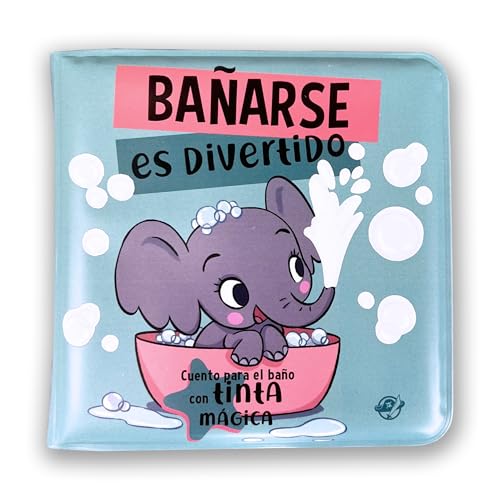 Cuentos para bebés - Bañarse es divertido: Para la bañera ¡Con tinta mágica! Interactivo para bebés entre 0 y 36 meses. ¡La tinta aparece cuando mojas los animales con agua!: 9