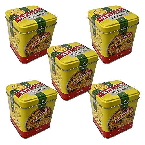 Spigol naturel lot de 5 boîtes de 100g pour assaisonnement traditionnel