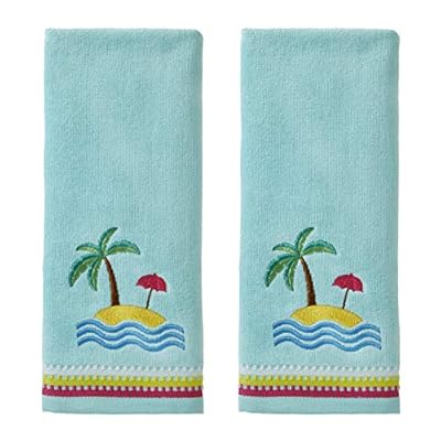 SKL Home Beach Scene Hand Towel Set, 16x25, 2 Pack 51VU RM0SLL. SS400