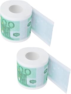 TEHAUX 2 Rolos De Papel Higiênico Engraçado Papel Higiênico Engraçado Mordaça Presente Stuffers Para Adultos Papel De Seda A Granel Engraçado Toalha De Banho De Viagem