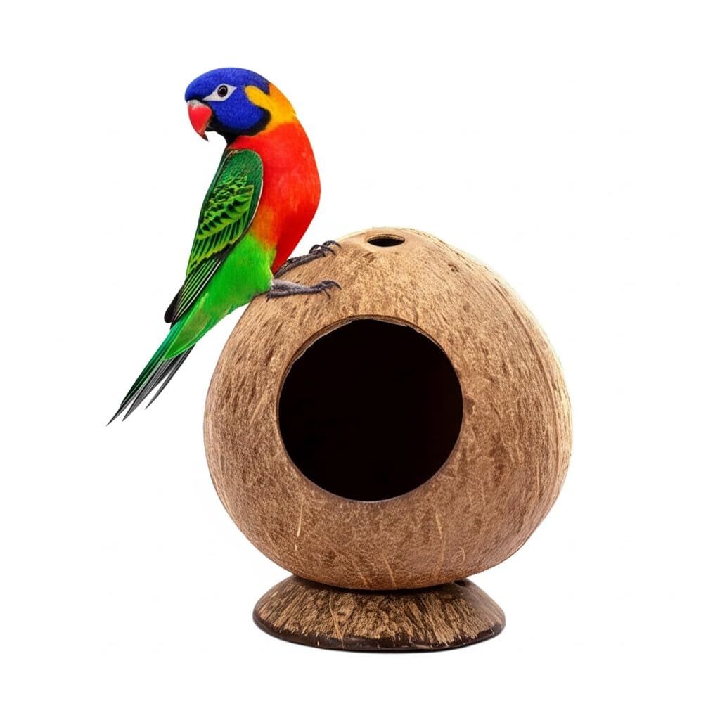 Rustic Bird Shelter – Perfect for Finches, Sparrows & Wrens-image-14