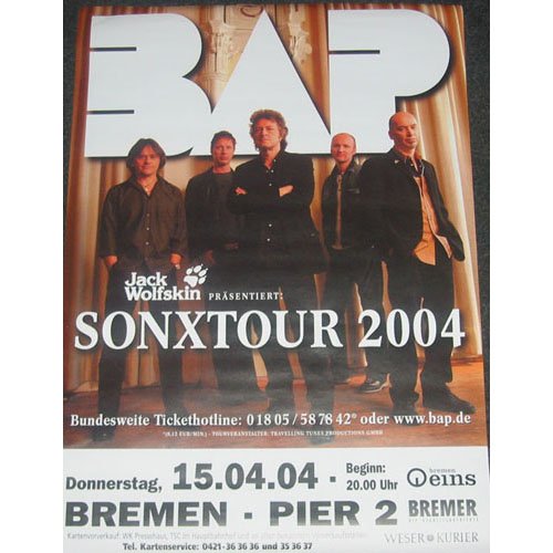 Preisvergleich Produktbild BAP - Poster Sonxtour 2004