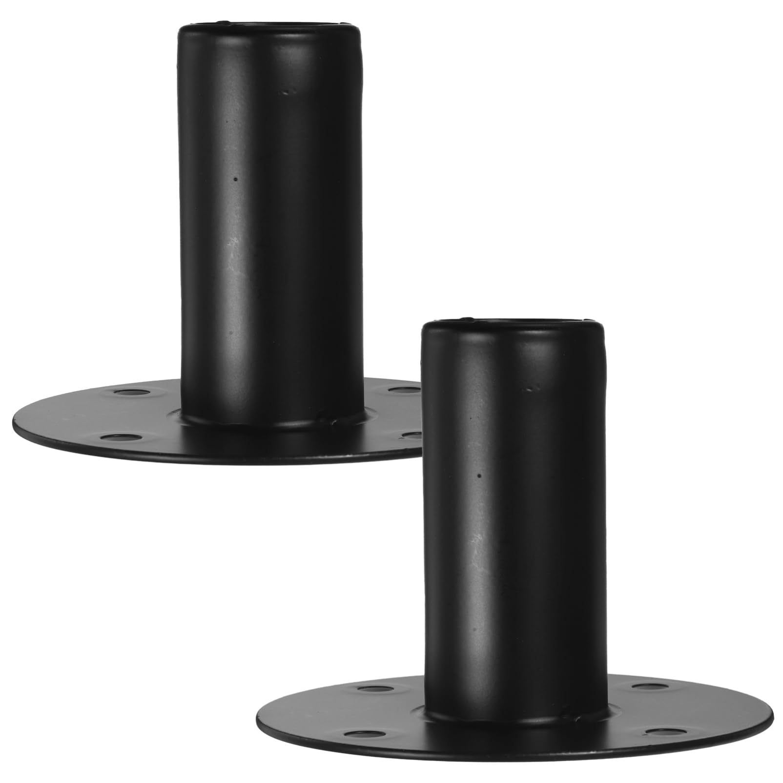 Mikinona Supporto per Altoparlante in Metallo Lega di Alluminio 10.5x4 Pollici Base Rotonda Robusta per Uso su Palco e Installazioni Audio Professionali