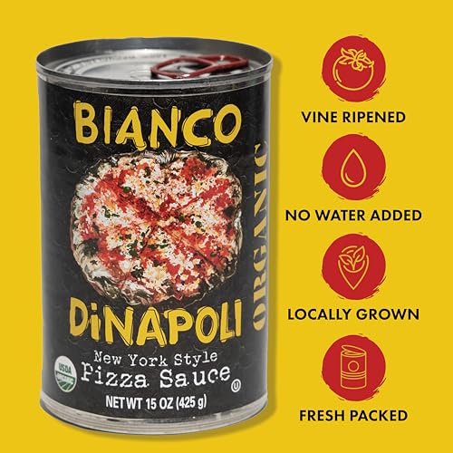 image for Bianco DiNapoli Organic NY Style Pizza Sauce - Vine Ripened California