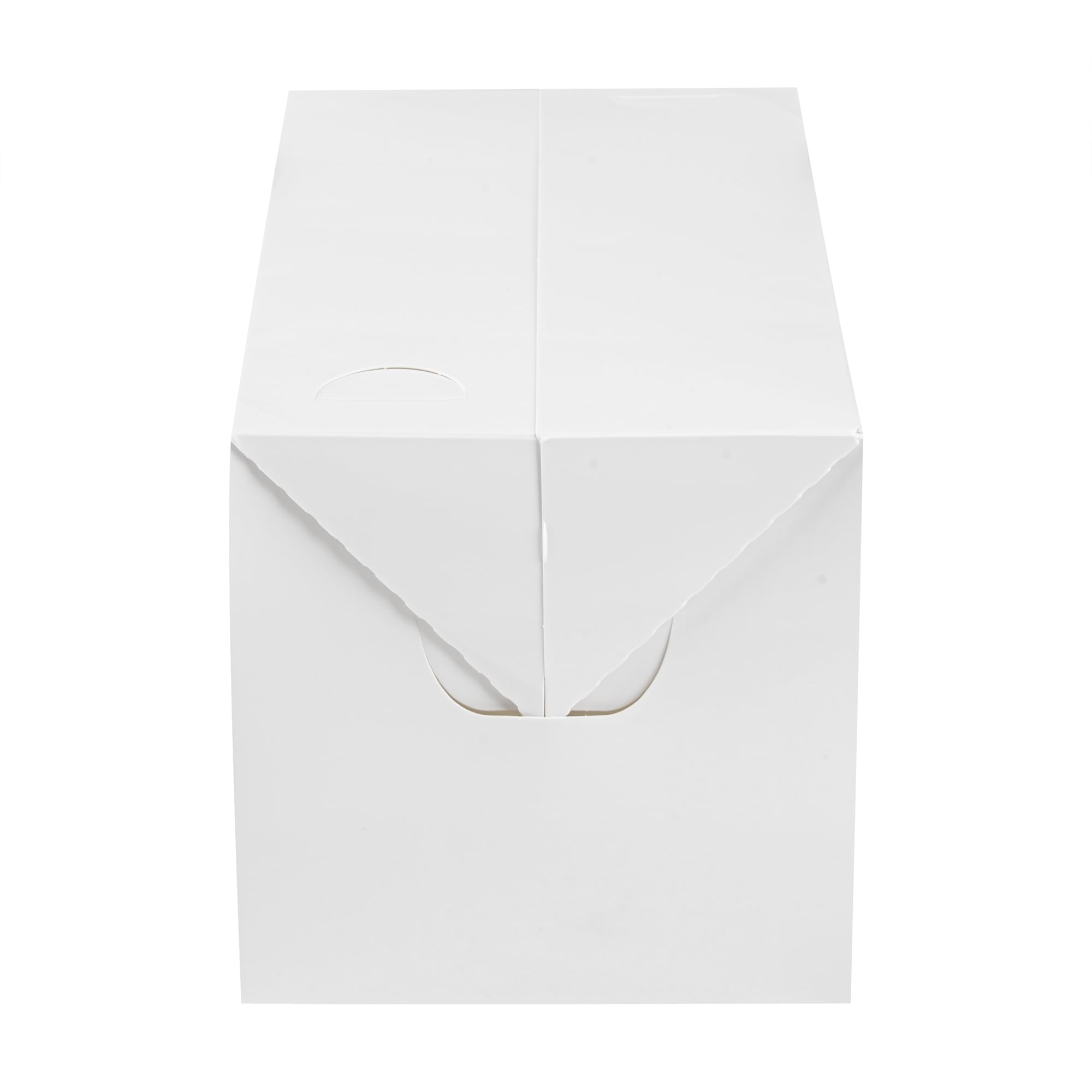 Bio Tek - Cajas para llevar de 80 onzas, 100 recipientes rectangulares para alimentos, cierre superior rápido, desechables, contenedores de papel blanco, a prueba de grasa, para hamburguesas o pollos