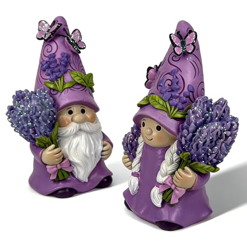 Set de Figuras Gnomo Lavanda Sueño 2 Piezas miniatura 6