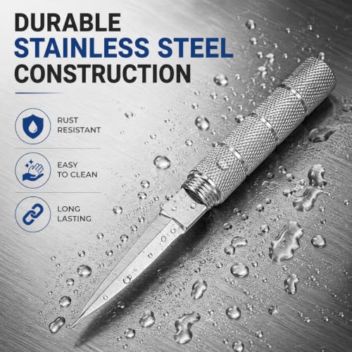 Image of Machado Compact Stainless Steel Kitchen Paring Knife with Detachable Handle | Portable Mini Box Opener for Daily Household & Office Use, Manual Open Design