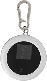 Mini CO2 Detector, 3 in 1 Portable Air Quality Monitor with Temperature Humidity, LCD Display Digital Carbon Dioxide Detector for Home Indoor Travel, Large Capacity Battery, White