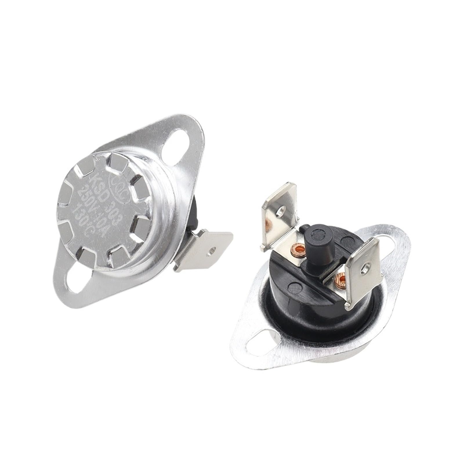 10PCS KSD301/KSD303 Manual Reset Thermostat Normally Closed (NC) Temperature Switch Temperature Control(50C)