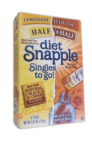 Snapple - Iced Tea Singles To-Go, Diet Lemonade/Iced Tea, 0.61 oz Stick, 6/Box 33620 (DMi CT