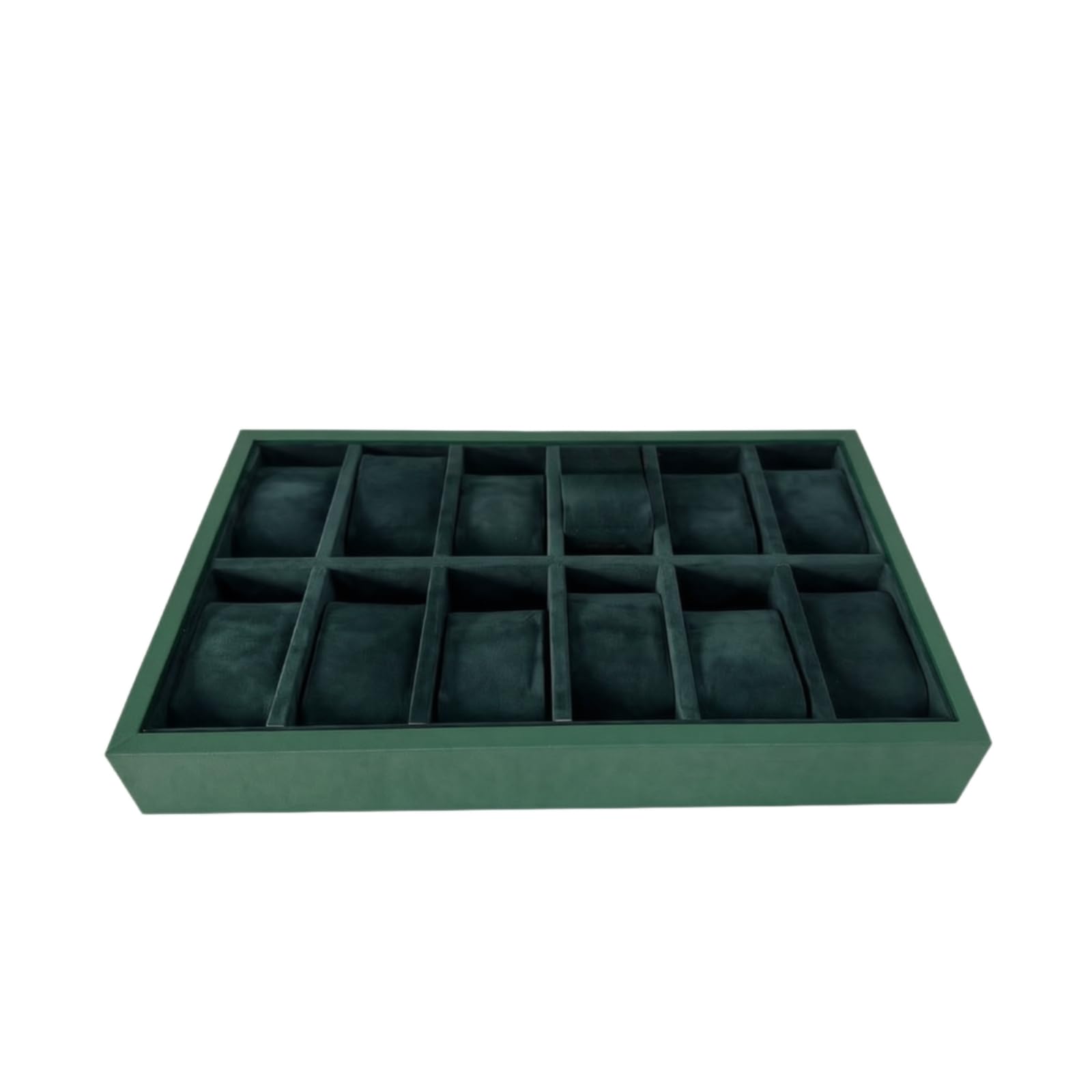Organizador Joyas Elegan Banja Exhibición Relojes Resisn Connedor Almacenamiento Joyas para Cómoda, Verde