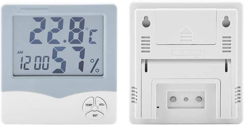 Electronic Temperature and Humidity Meter Home Precision Thermometer Alarm Clock Baby Room Indoor Temperature Digital Display High Precision