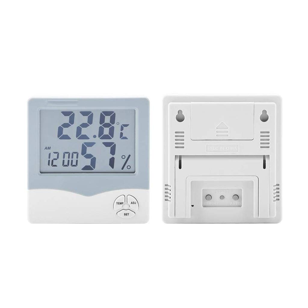 Elektroniczny miernik temperatury i wilgotności domowy precyzyjny termometr budzik pokój dziecięcy temperatura wewnętrzna wyświetlacz cyfrowy wysoka precyzja