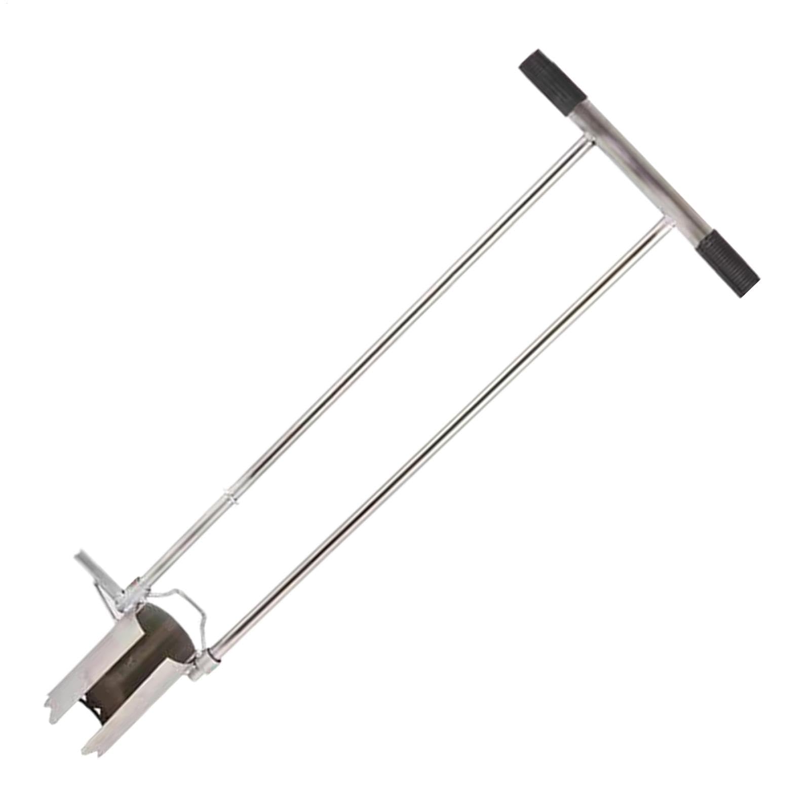 Trapiantatore a altezza manuale piantare a lungo termine manuale a lungo | manico lungo per giardinaggio - bulbo stabile tappa di prato disarmo giardinaggio per giardino vegetale