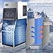 Towallmark Commercial Ice Maker Machine 550Lbs/24H, Industrial Ice Machine, 440Lbs Storage, Ice Ready in 8-15 min, Stainless Steel Ice Maker for Bar/Cafe/Restaurant/Business