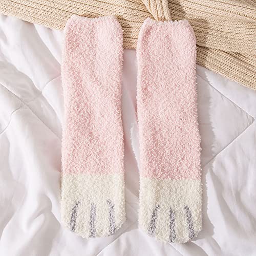 Azuki Women's Fuzzy Socks Winter Fluffy Comfy Cabin Socks One Size 1/3/4/6/7 Pairs2