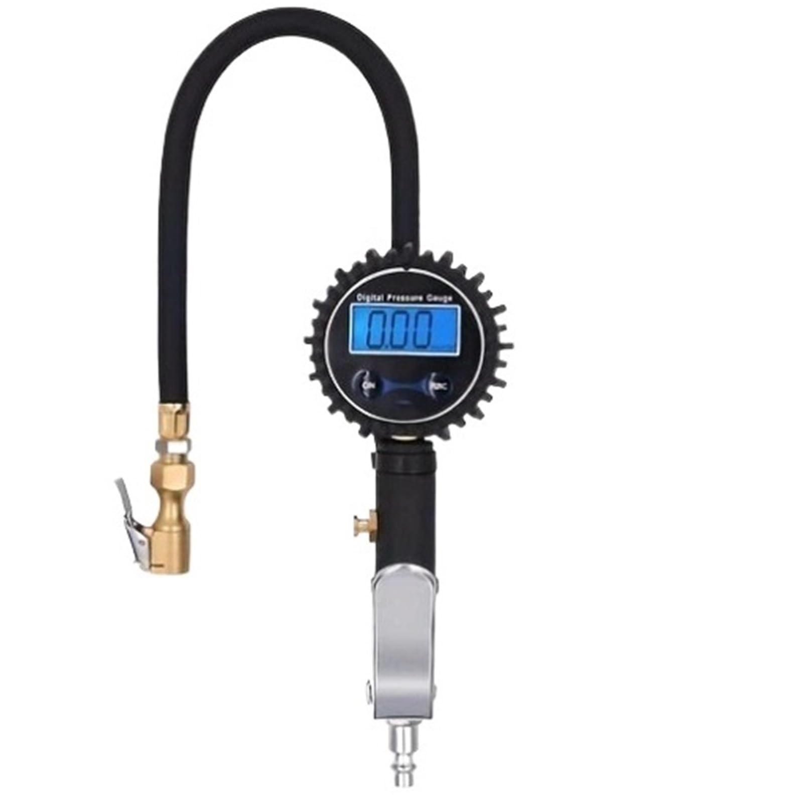 Poahncu One Color Pressure Regulator, 2Pcs Pressure Switch, Lcd Car Inflation Pump Tire Testing Instrument Gauge 200 Psi,For Spray Gun