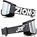 ZIONOR XA Ski Snowboard Snow Goggles for Men Women Anti-fog UV Protection Spherical Dual Lens Design