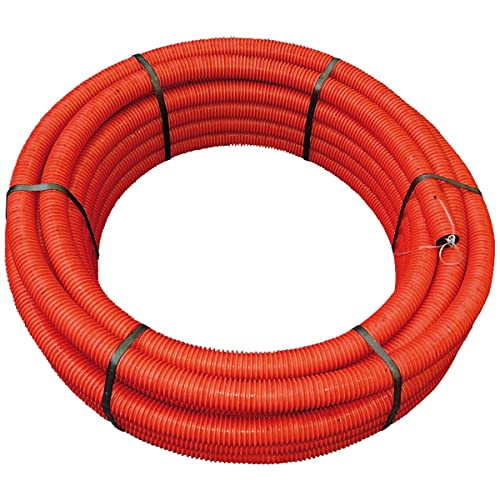 Jardibric - Gaine TPC Rouge Ø50 mm 25 m - Gaine Protection Câble Électrique Enterré