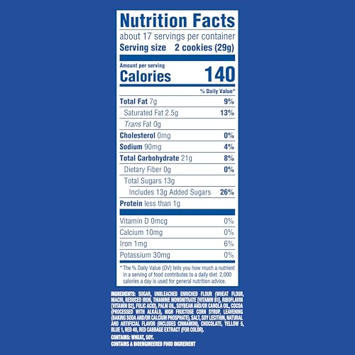 Image of OREO Birthday Cake Creme Chocolate Sandwich Cookies, Family Size, 12 Packs | Always made with Real Cocoa, Certified Kosher