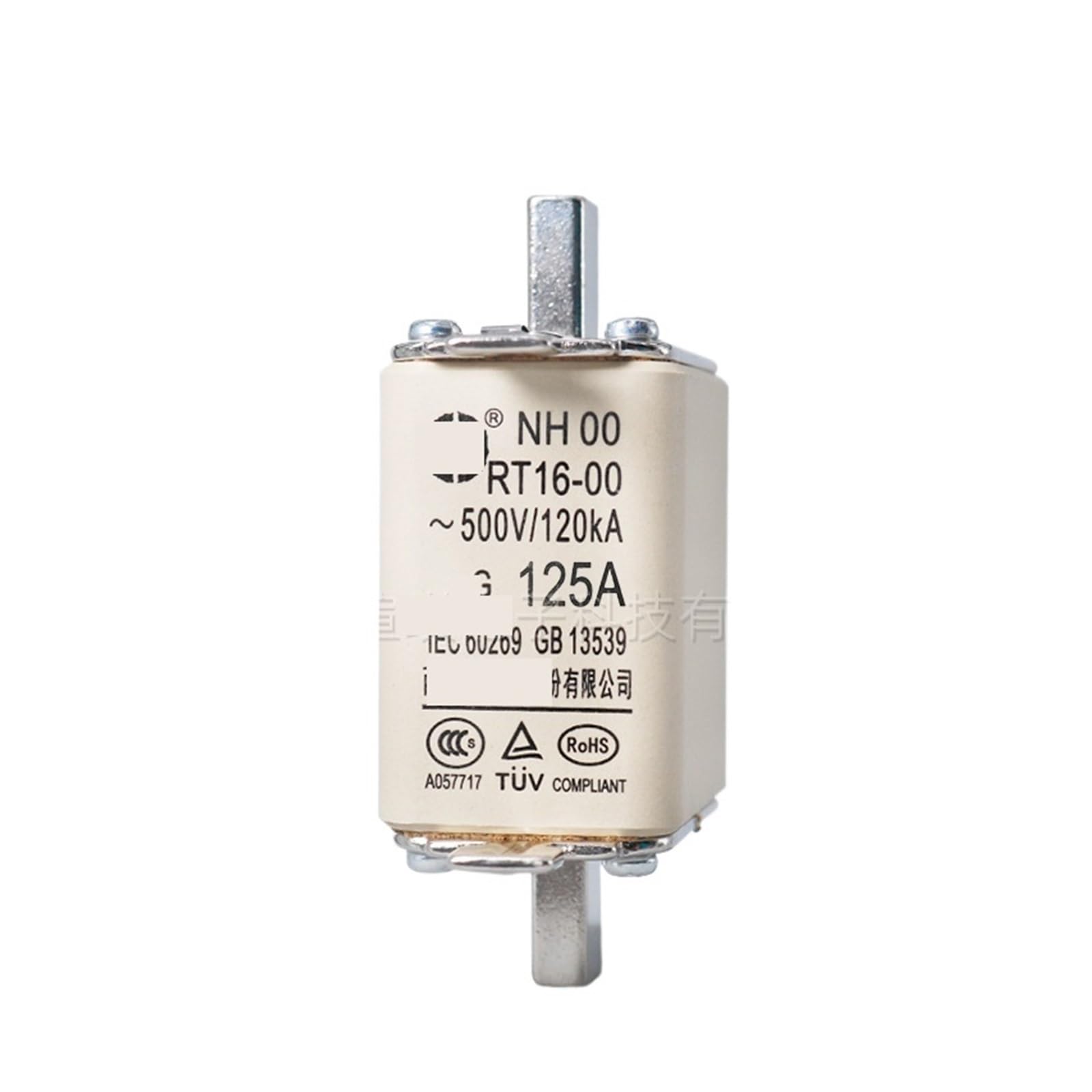 NVSFZGIYG Fuse NH00 RT16-00 16A Knife 32a 500V Low Voltage 80A 100A(NH00 RT16-00 125A)