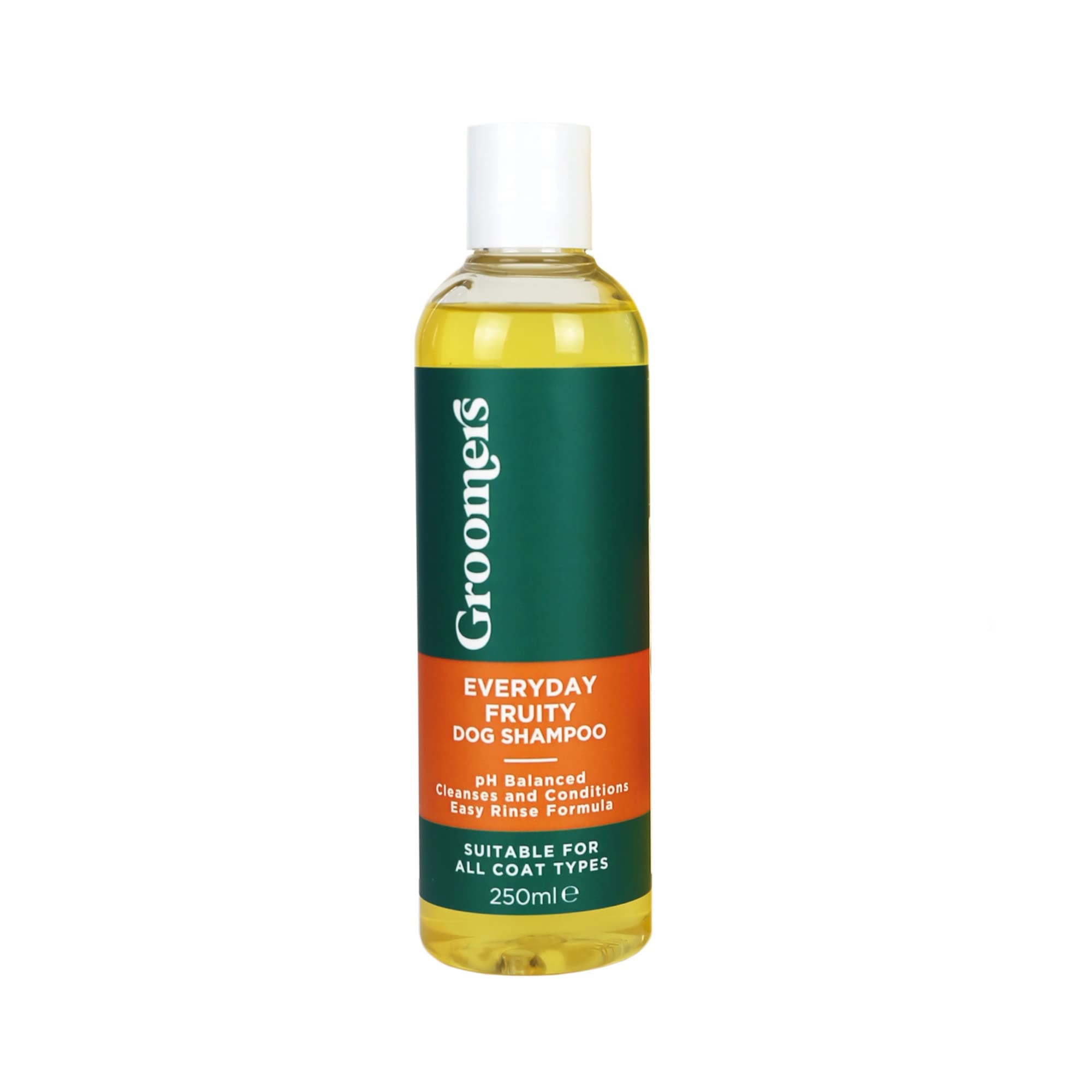Groomers Everyday Fruity Dog Shampoo for Dog Grooming 250ml - Long Lasting Fragrance - Cleanses and Conditions - pH Balanced, Vegan, Paraben Free, Easy Rinse - Suitable for All Coats