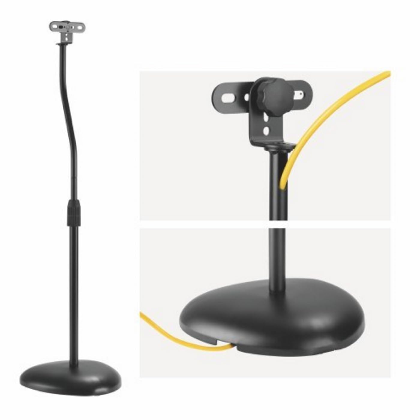 Trípode universal para altavoces, altura regulable, juego de 2 unidades