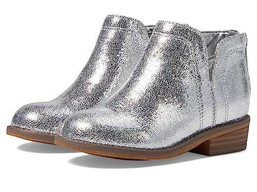 NINA Girl's Olympia (Toddler/Little Kid/Big Kid) Silver Crackle 5 Big Kid M