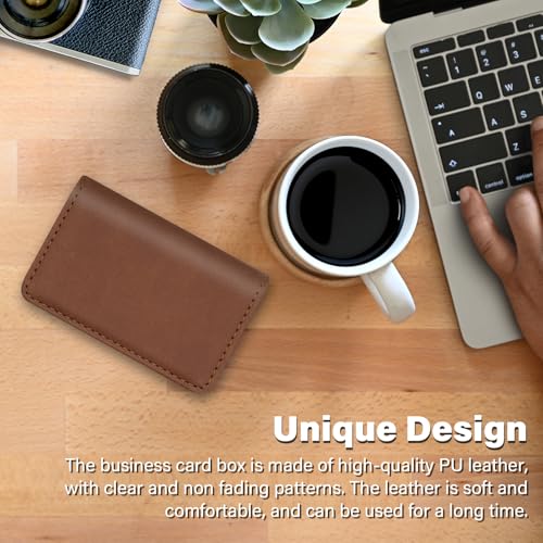 Image of RFID Blocking Wallet - Minimalist Leather Business Credit Card Holder (A52-20)