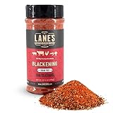 Lane's Blackening Seasoning - Premium All Natural Blackened Seasoning for Fish, Chicken and Beef | Bold Cajun Flavor | Blackened Fish Seasoning | Gluten Free | No MSG | Made in the USA | 10.2 oz