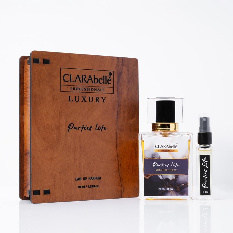 Clarabelle Parties Lite Midnight Haze Eau De Parfum - 40ml | Long Lasting Luxury Perfume for Men & Women | 30% Fragrance Concentration