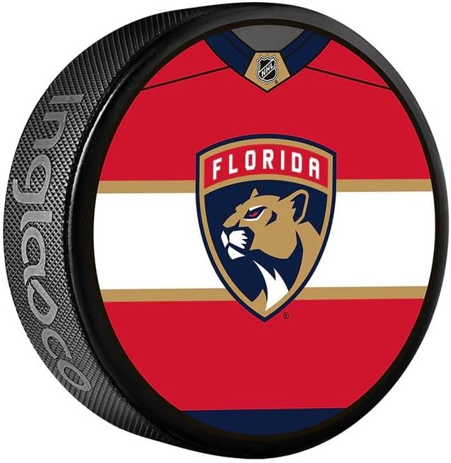 Panthers Officially Licensed Jersey Design Hockey Puck