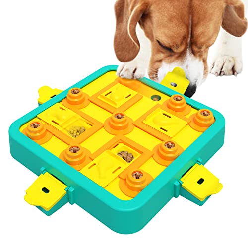 Dog Puzzle Toy Mental Stimulation - Level 3 in 1 Dogs Food Puzzles Toys, Dog Treat Puzzle Feeder (Advanced-Blue Board)