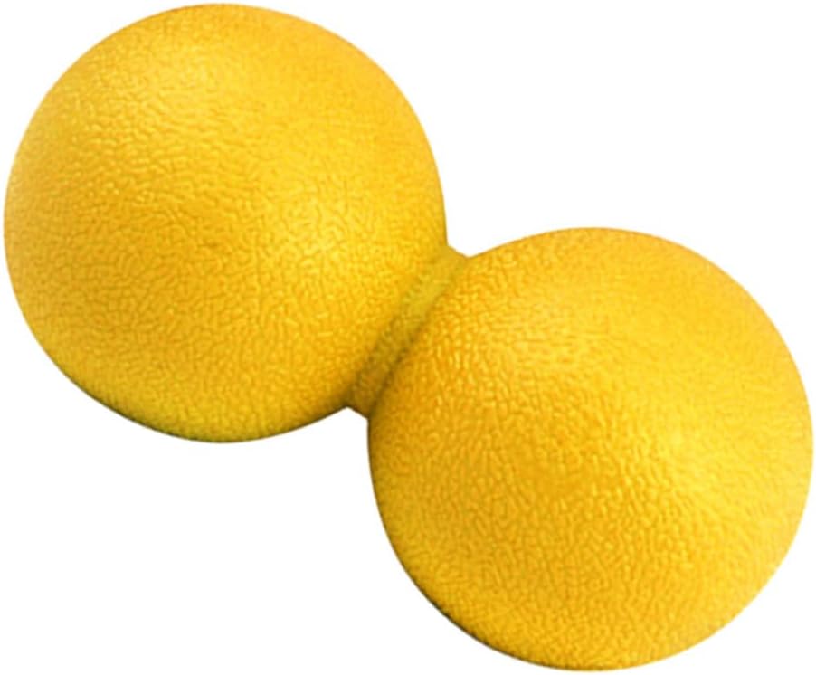 Bola de masaje de maní para alivio muscular y tensión corporal, rodillo masajeador corporal de doble lacrosse para cuello, hombro, espalda, terapia