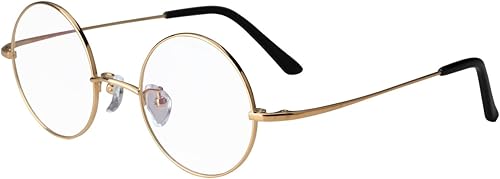 Miniatura 10 de Agstum Marco de gafas ópticas redondas retro de titanio puro 44-24-140